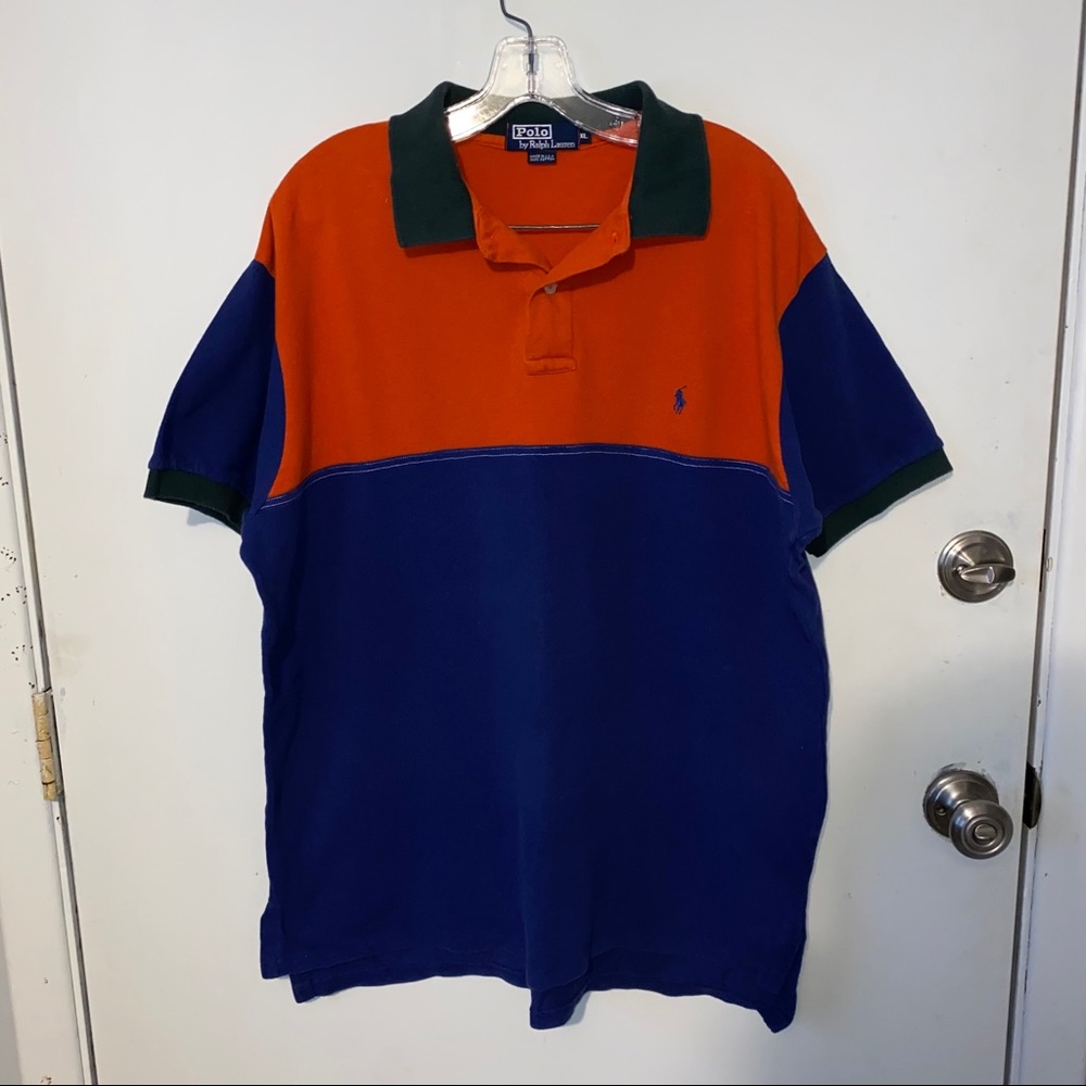 Polo Ralph Lauren Vintage Colorblock Polo Size XL